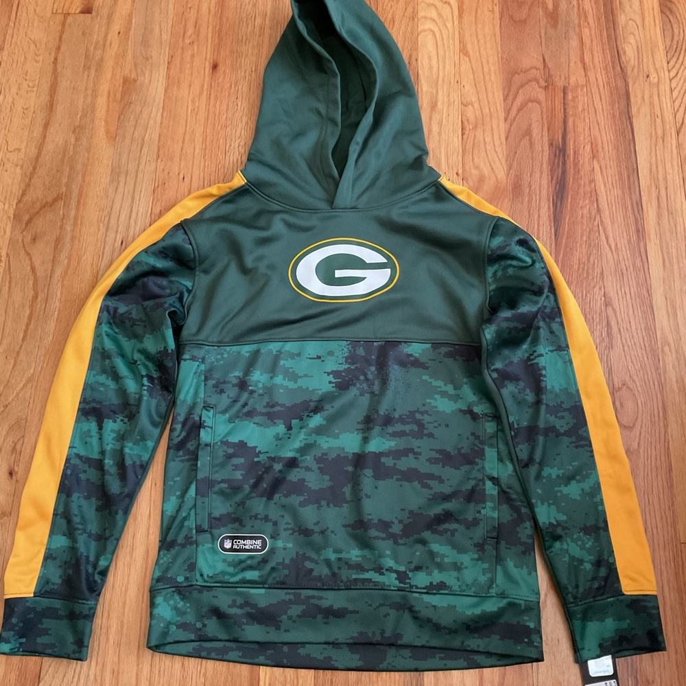NFL Packers Green Hoodie size Med